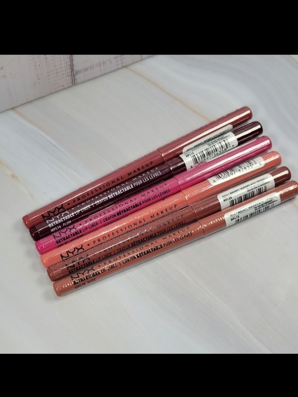 Nyx Retractable Long-Lasting Mechanical Lip Liner Bundle NEW!